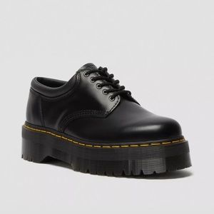 Doc Martens 8053 Leather Quad Platform Loafers